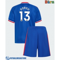 Fotballdrakt Barn Manchester United Patrick Dorgu #13 Bortedraktsett 2026-27 Kortermet (+ Korte bukser)